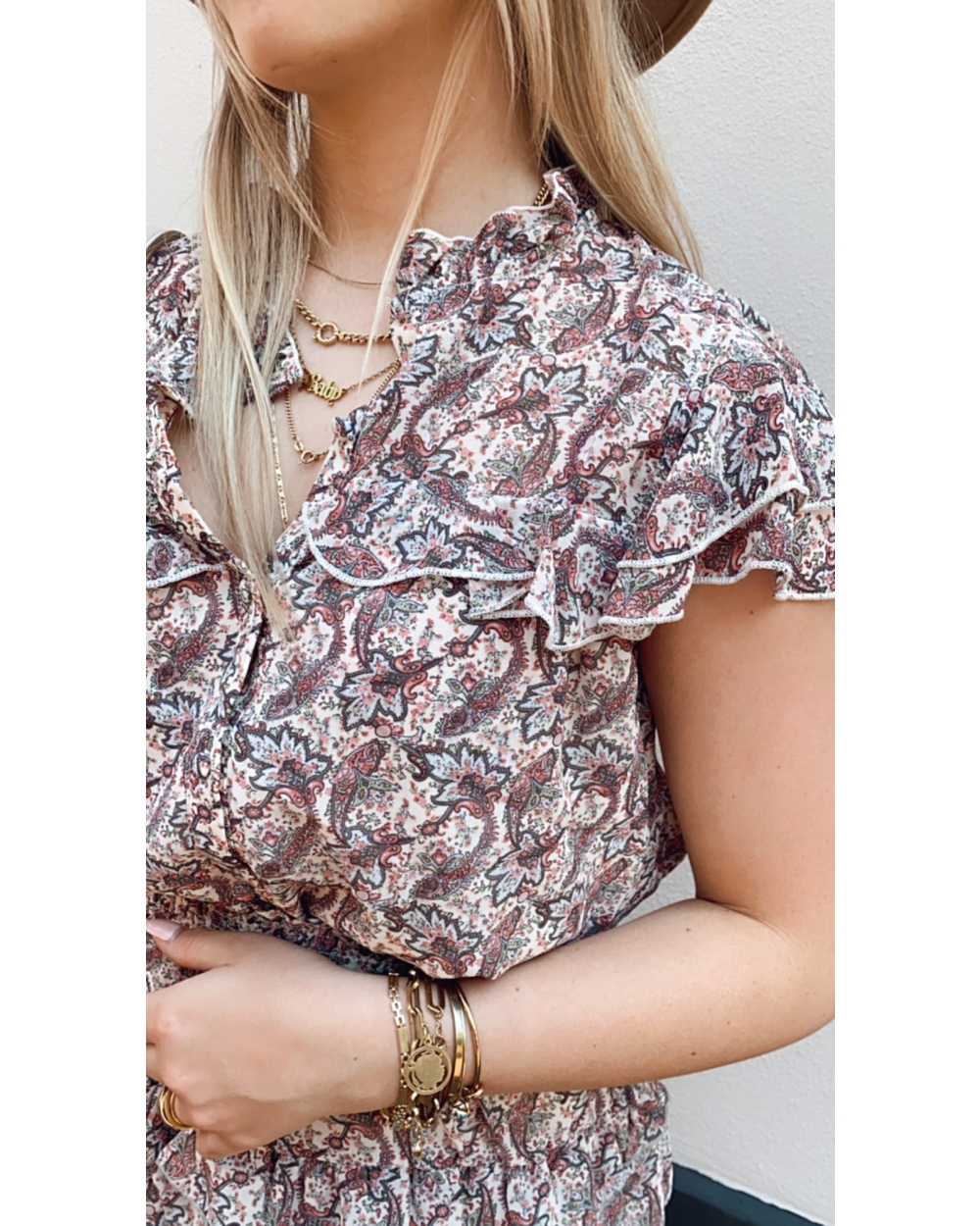 RUFFLE BLOUSE CATHY