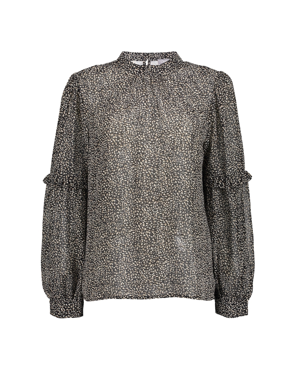 BLOUSE MET PRINT 