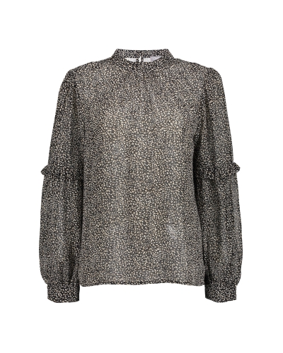 BLOUSE MET PRINT 