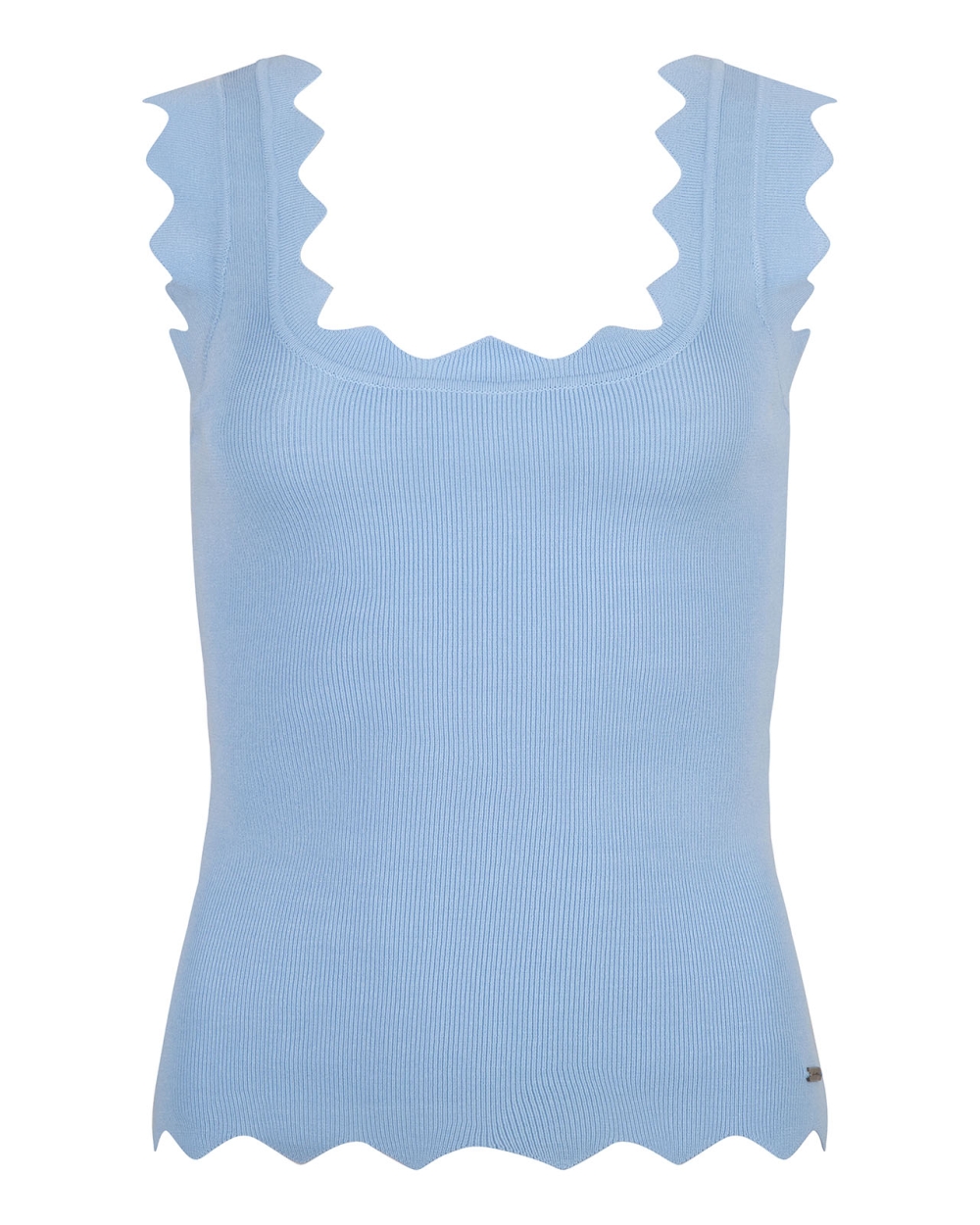 AMBIKA SCHUB TOP LICHTBLAUW