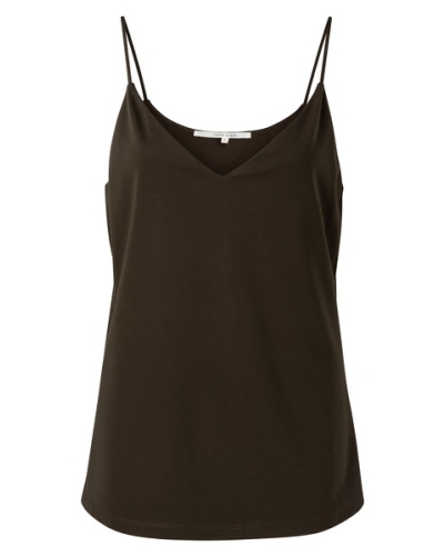 YAYA LYOCELL FABRIC MIX CAMI TOP