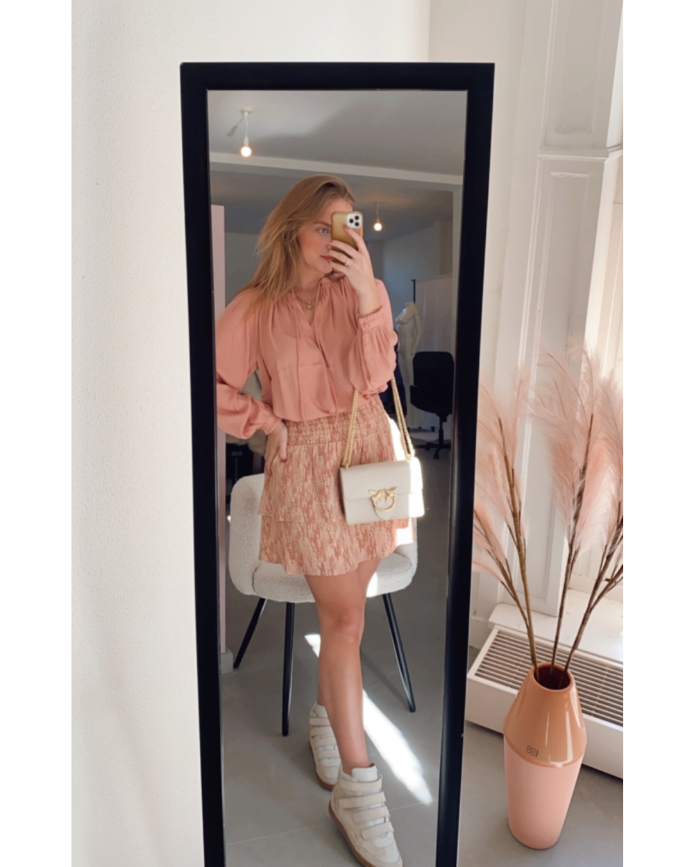 DRAPEY TUNIC TOP CAMEO PINK