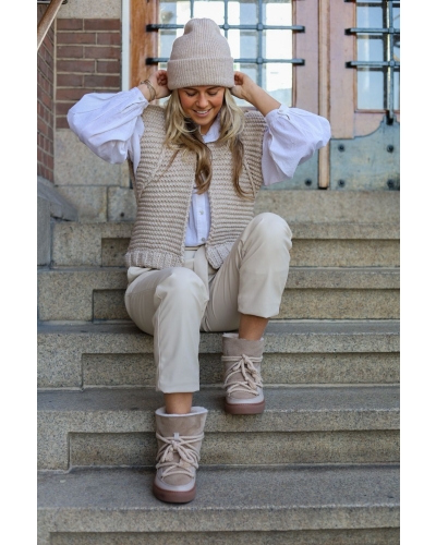 NUKUS SIMONA GILET BEIGE