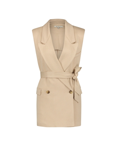 Nukus ZARA PISA SAFARI GILET ZAND 