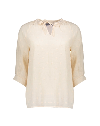 Geisha BLOUSE DOTS BEIGE