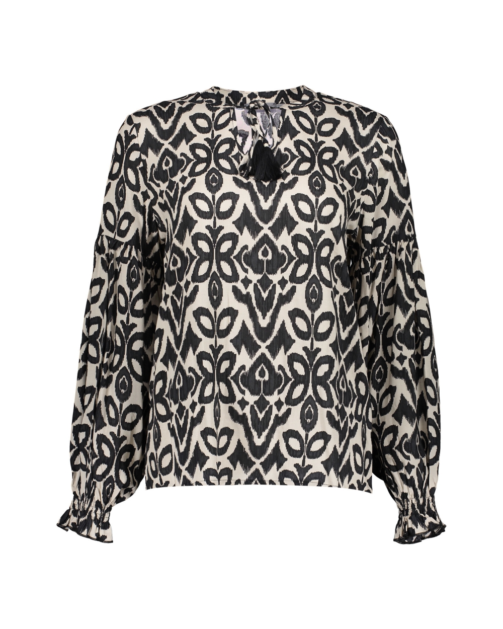 BLOUSE MET IKAT PRINT