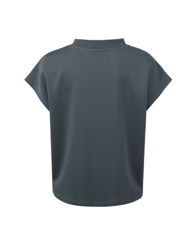 MOUWLOZE TOP DONKERBLAUW