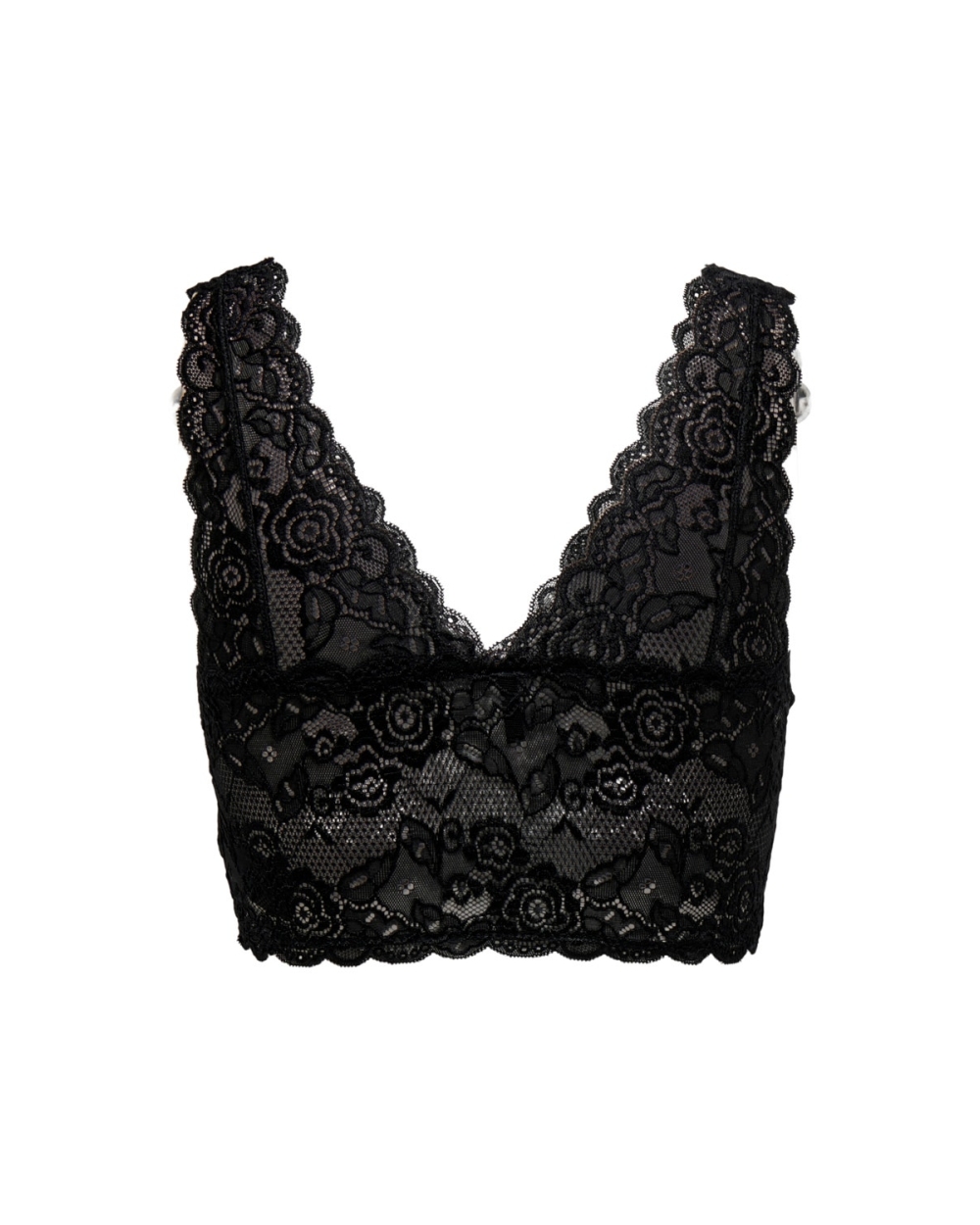 CHLOE LACE BRA ZWART