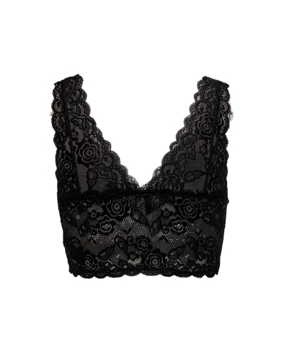 CHLOE LACE BRA ZWART