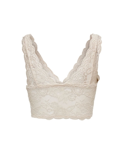 CHLOE LACE BRA NUDE