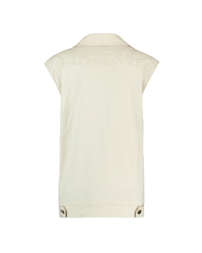 HARPER GILET OFF WHITE
