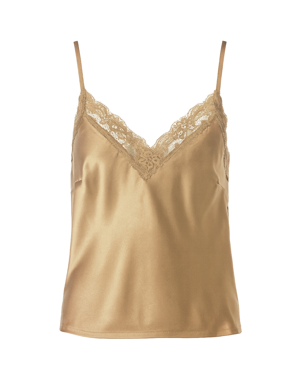 TOP MET KANT LOU TAUPE