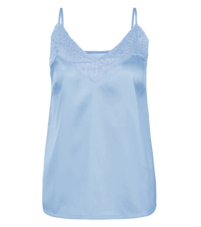 TOP MET KANT LOU BLAUW