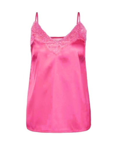 TOP MET KANT LOU FUCHSIA
