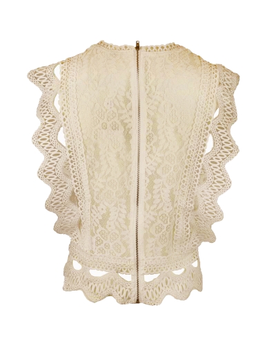 Gossip LACE TOP Beige