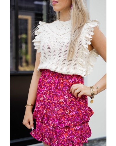CHROCHET KNITTED TOP