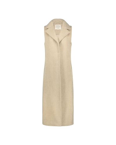 Nukus RUBY GILET LANG ZAND 