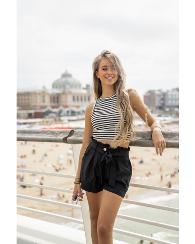 Gossip Gossip Tops CROPPED TOP Zwart Combinatie
