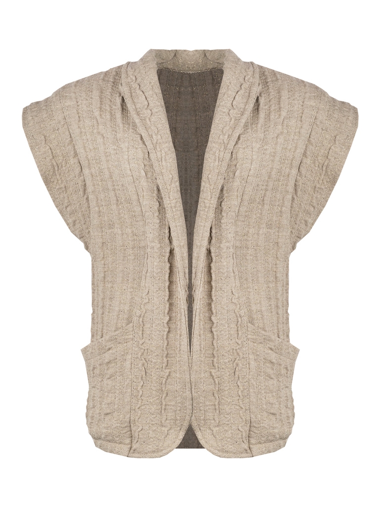 GILET SOPHIE BEIGE