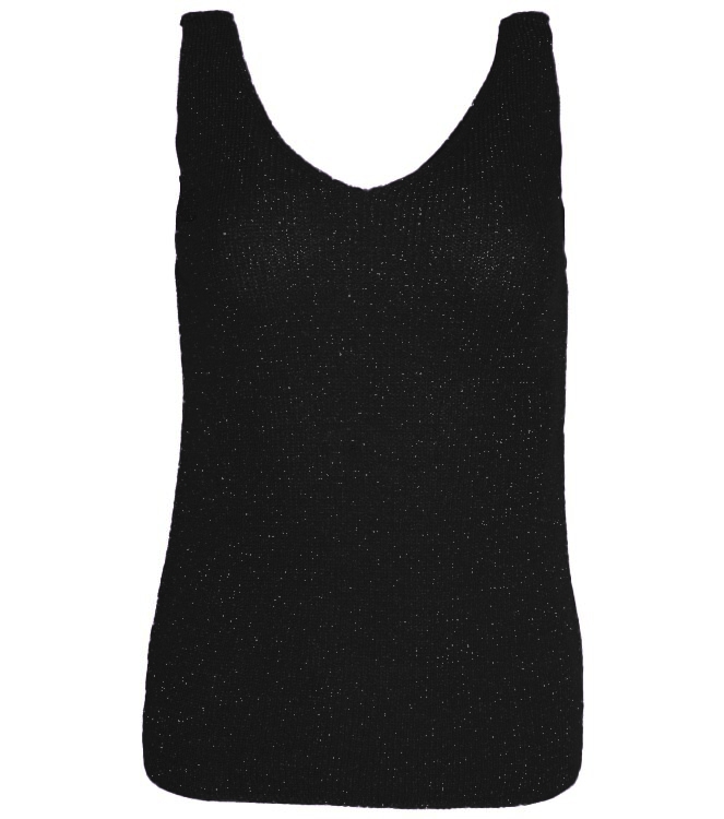 LUX LUREX TOP ZWART