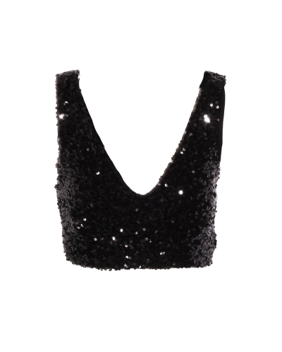  BRALETTE MAYA ZWART GLITTER
