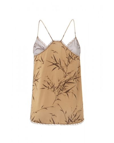 V-HALS TOP BAMBOEPRINT