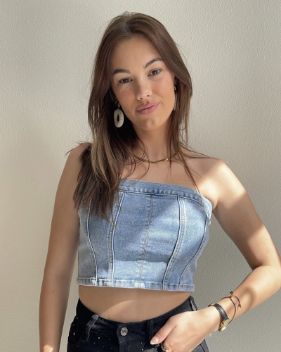 Gossip DENIM CORSET TOP