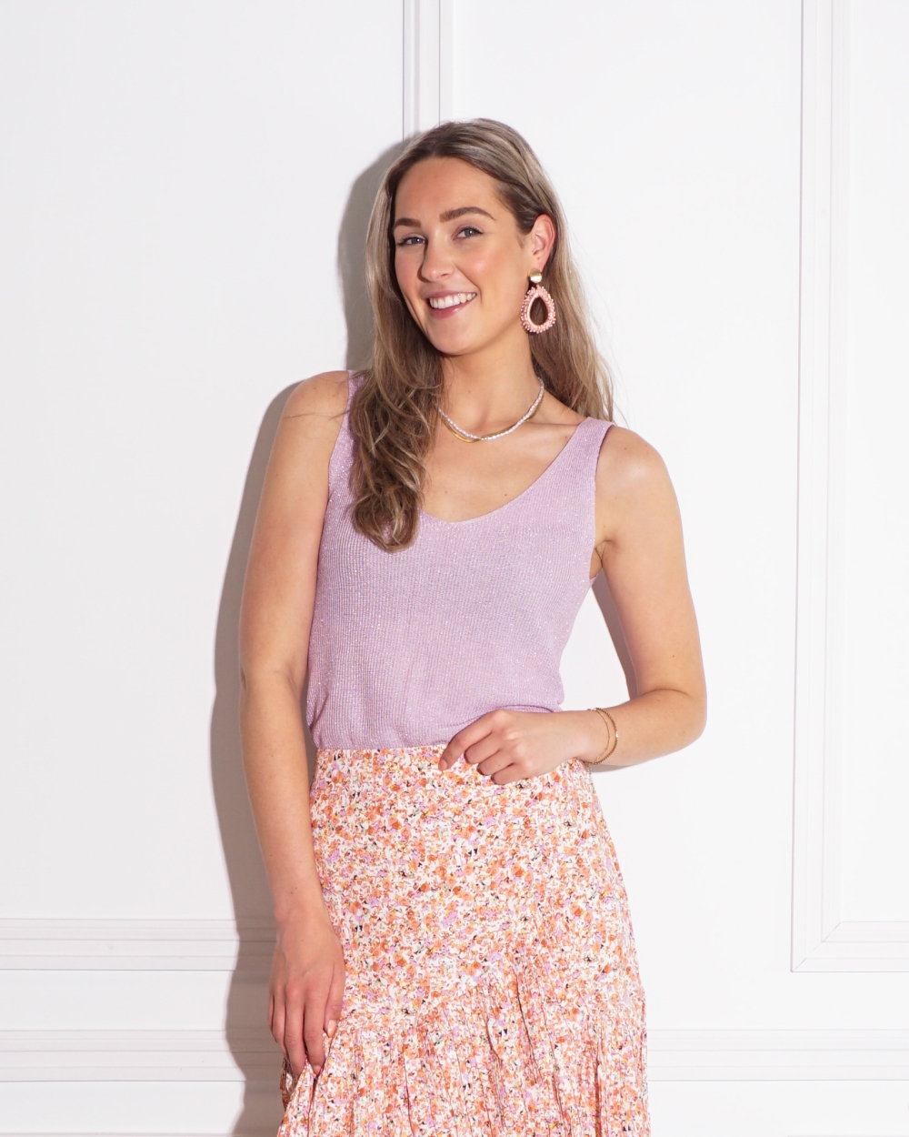 LUREX TOP LUNA LILA
