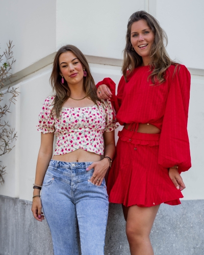 Gossip TOP FLORA BEIGE