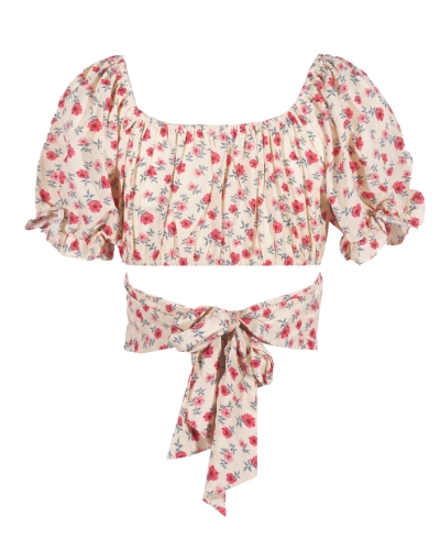 TOP FLORA BEIGE