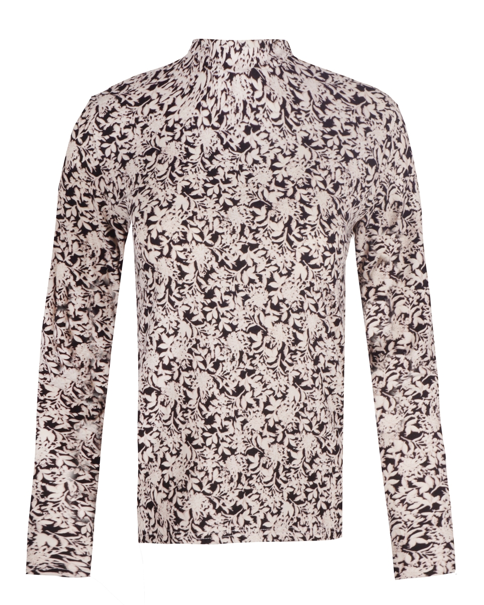 TOP DONNA BEIGE PRINT