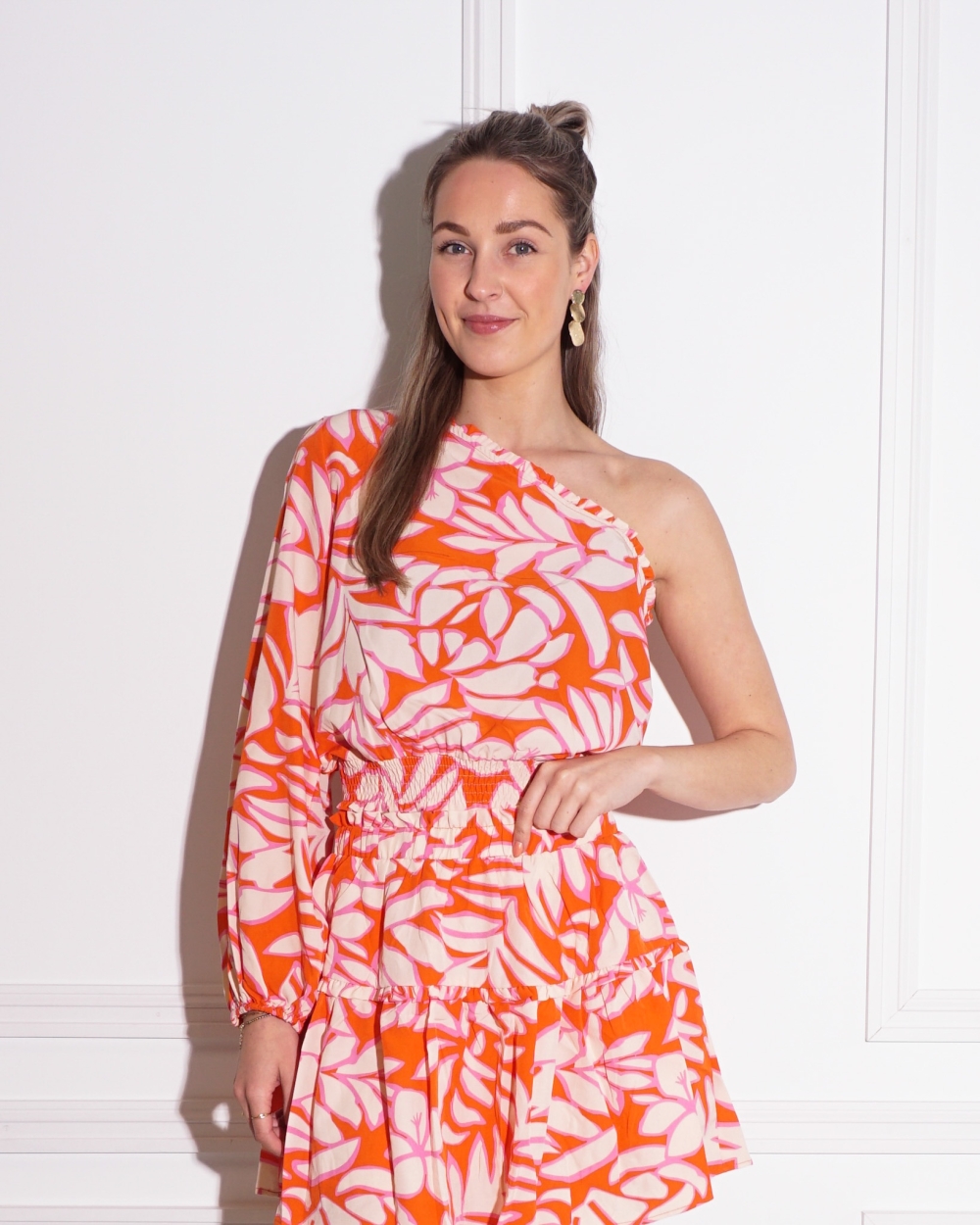 ONE SHOULDER TOP ORANJE