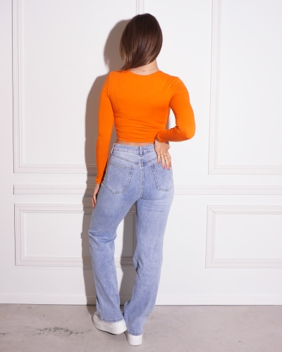 CROPPED TOP SOFIA ORANJE