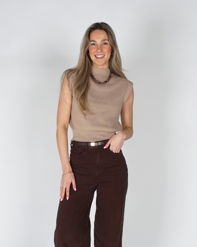 SPENCER TOP BEIGE