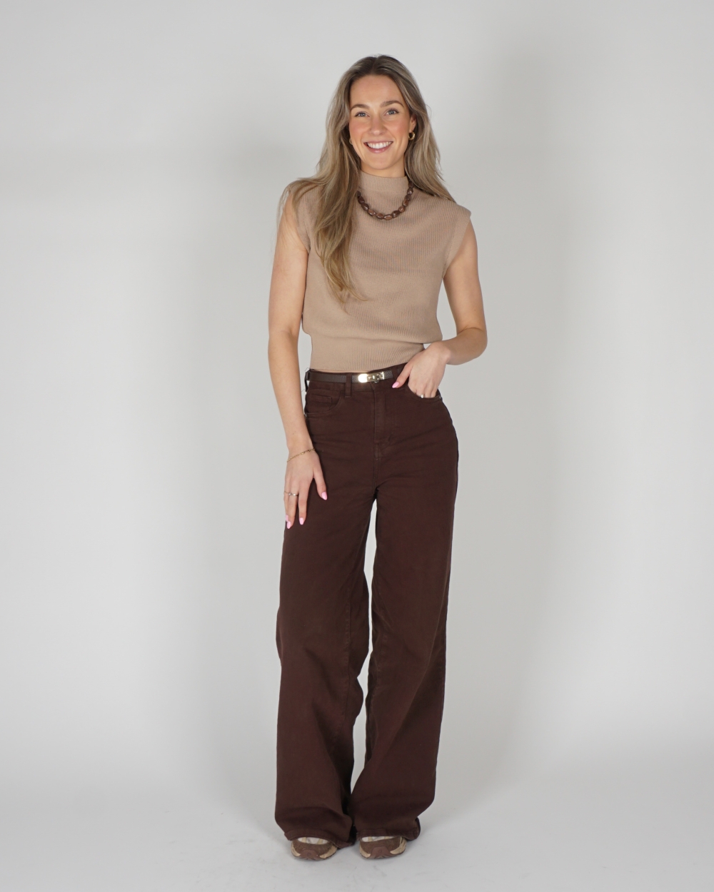SPENCER TOP BEIGE