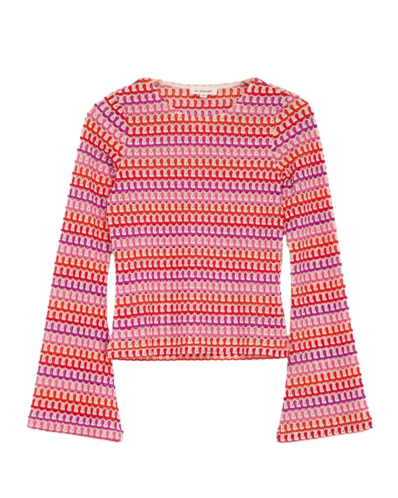 CROCHET TOP MULTIKLEUR