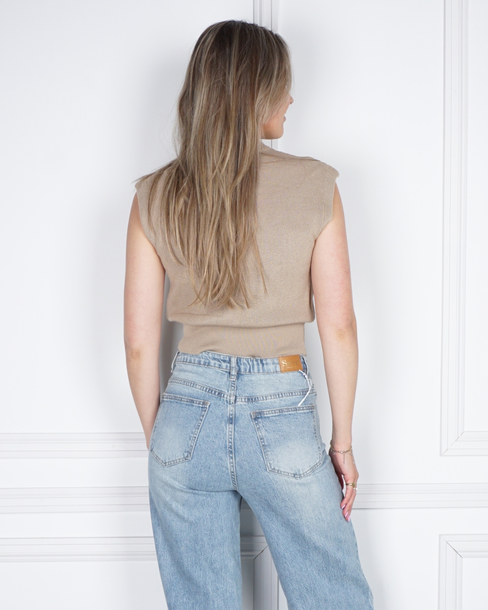 SPENCER TOP TAUPE
