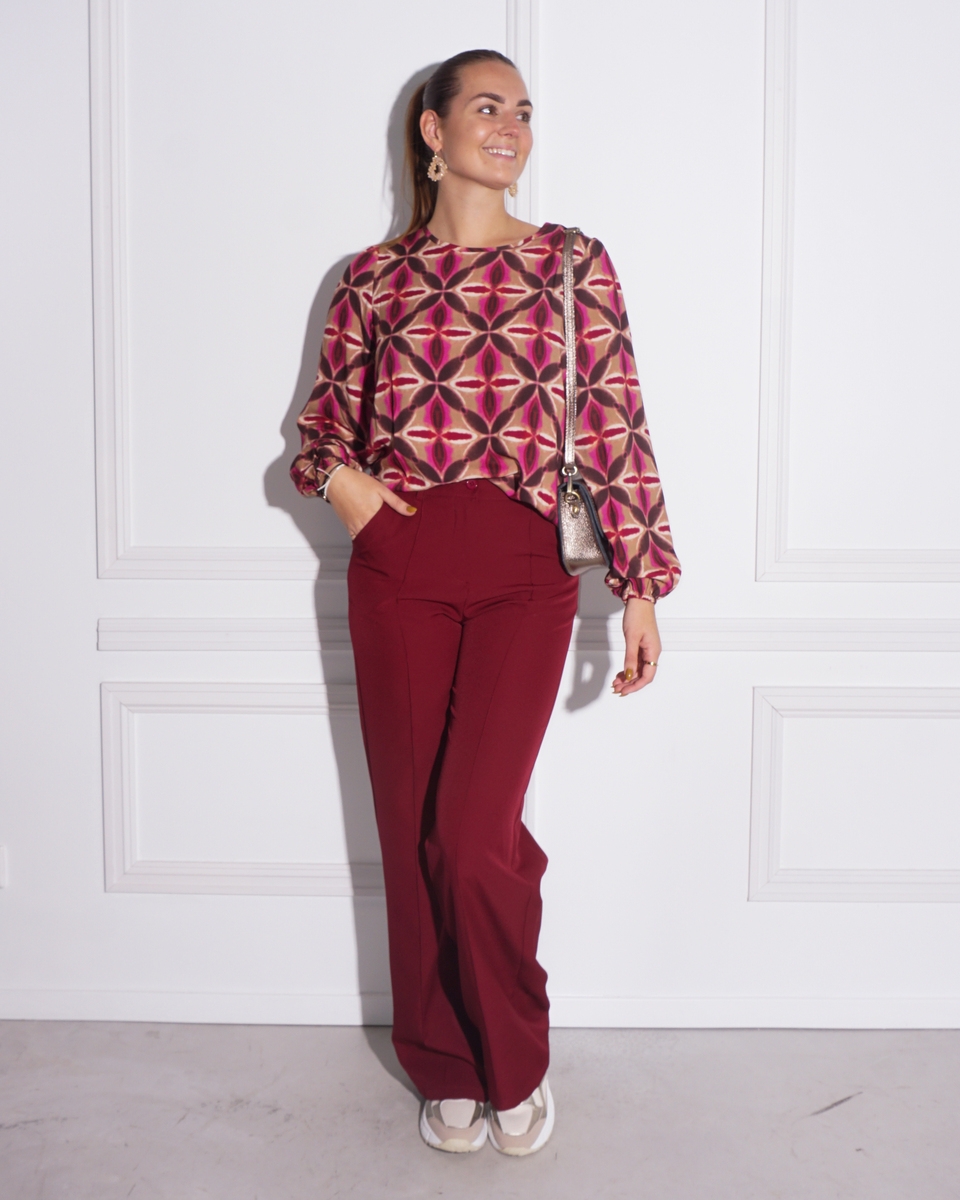 BLOUSE RETRO BRUIN