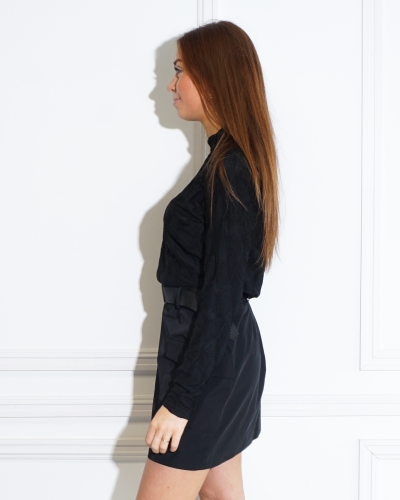 Geisha STRUCTUUR TOP ZWART