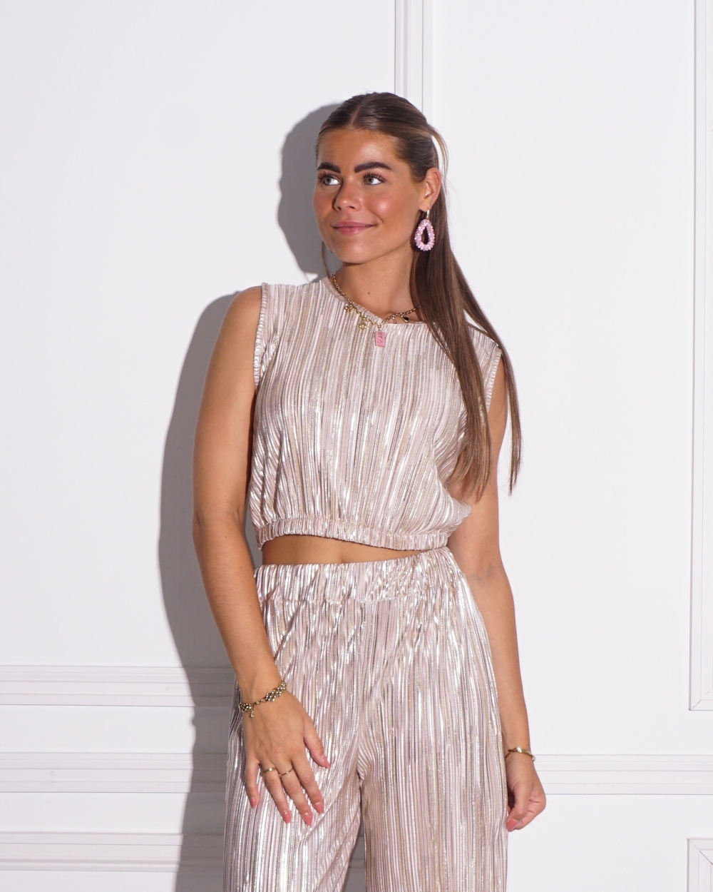 TOP SANNE METALLIC