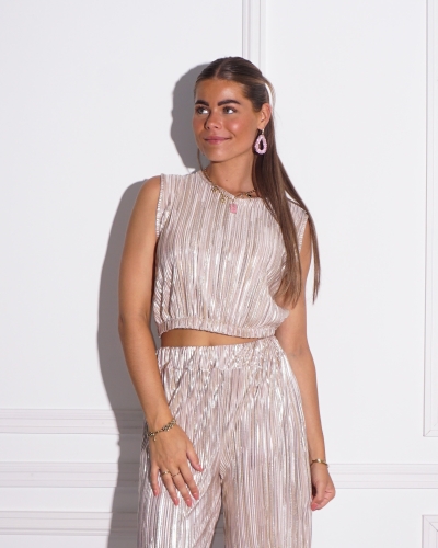 TOP SANNE METALLIC