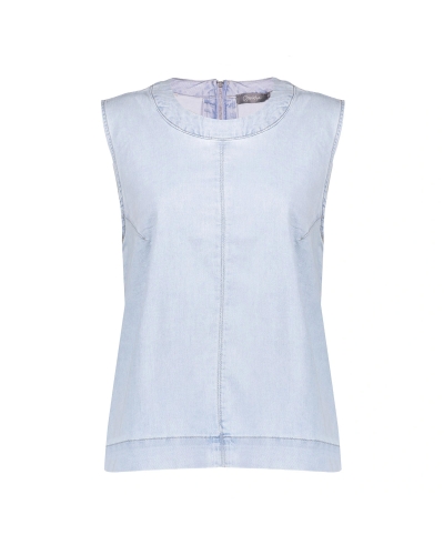 DENIM BOXY TOP
