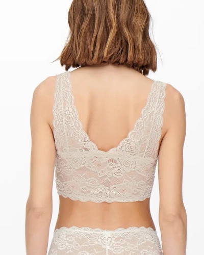 CHLOE LACE BRA PEACH TAFFY