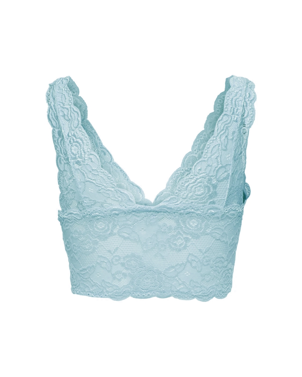 CHLOE LACE BRA GRAY MIST