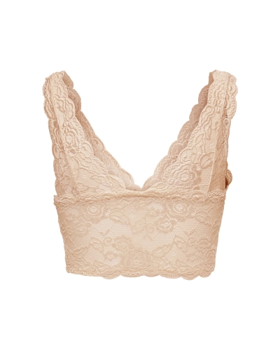 CHLOE LACE BRA MOTHER OF PEARL