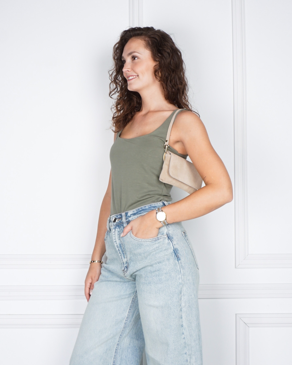 BASIS TOP KELLY GROEN