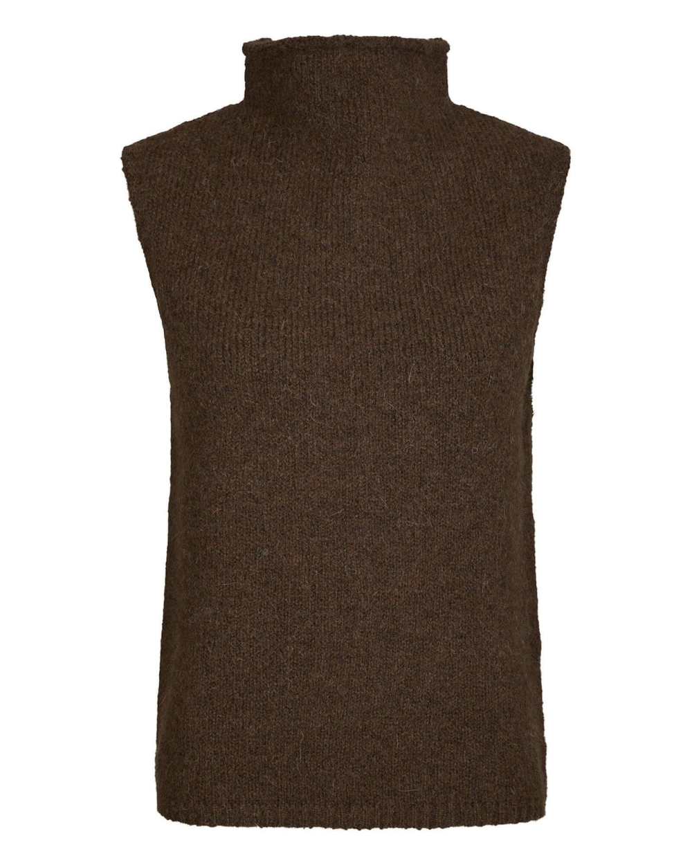ODELIA KNIT TOP BRUIN