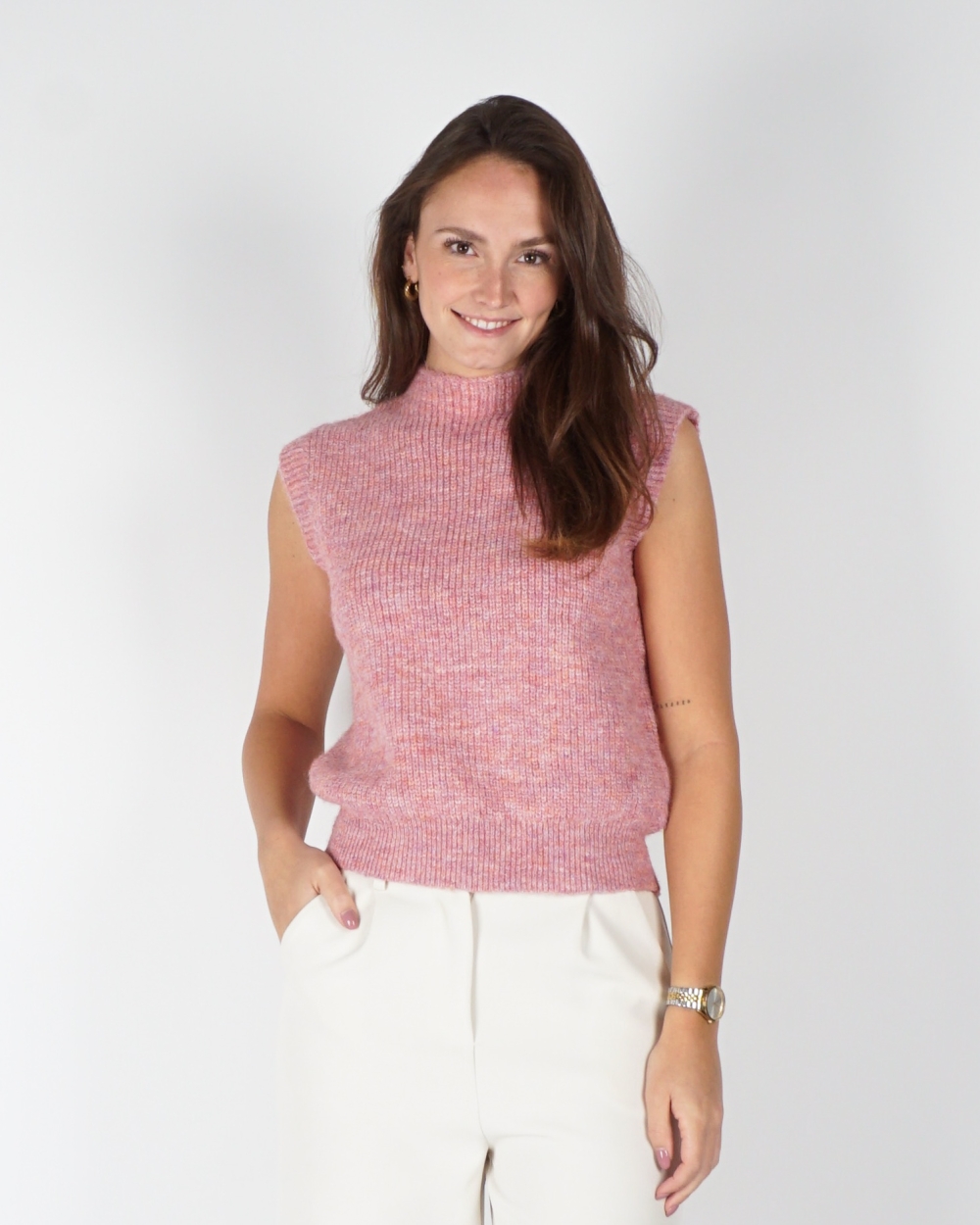 GEBREIDE SPENCER ROZE