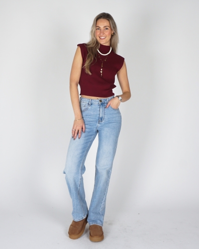 SPENCER TOP DONKERROOD
