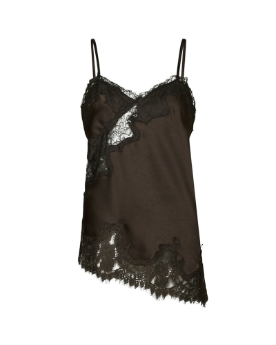 LACE TOP VOILE DONKERBRUIN